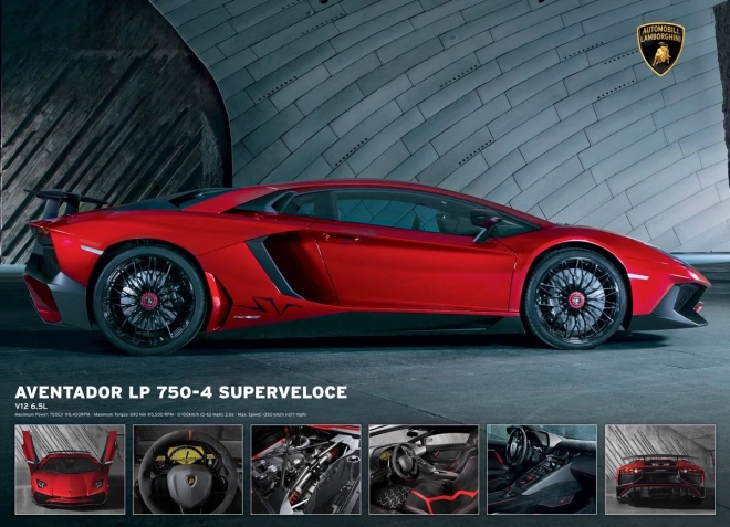 Puzzle Lamborghini Aventador LP 750-4 1000 pièces
