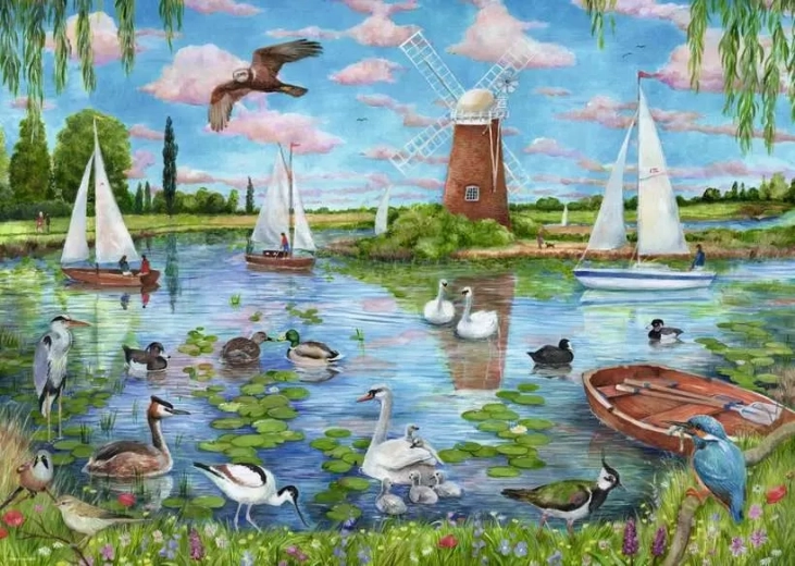 Ravensburger puzzle Le secret de la vie en Angleterre 1000 pièces