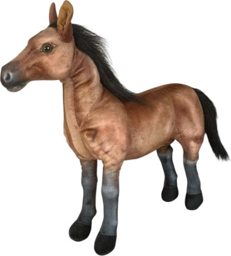 Cheval arabe en peluche 55 cm