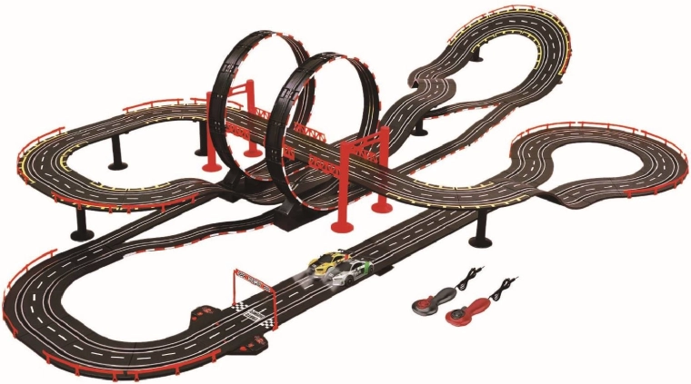 Circuit automobile Mega Loop avec voitures AUDI