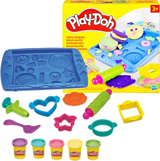 Play-Doh biscuits sucrés – set créatif avec 5 couleurs et accessoires
