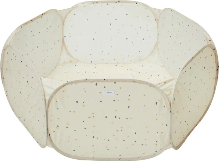 3 Sprouts piscine sèche en polyester recyclé terrazzo beige