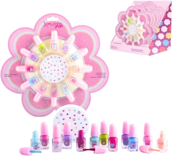 Set de vernis à ongles en forme de petite fleur - 1 pièce
