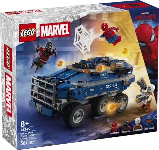 LEGO Marvel La poursuite de Spider-Man derrière le fourgon pénitentiaire