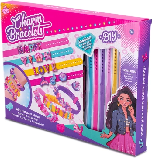Kit de fabrication de bracelets pour enfants, 6 pièces avec accessoires