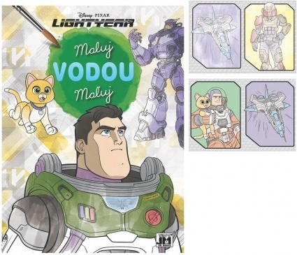 Livre de coloriage Peins à l’eau Fusée