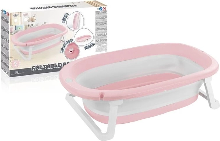 Baignoire bébé pliable Dolu 75,5 cm rose