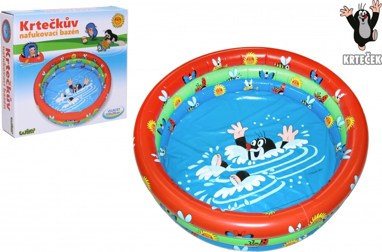 Piscine gonflable pour enfants avec motif Krteček