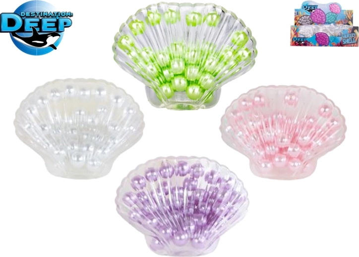 Coquillage avec billes croustillantes 8,5 cm