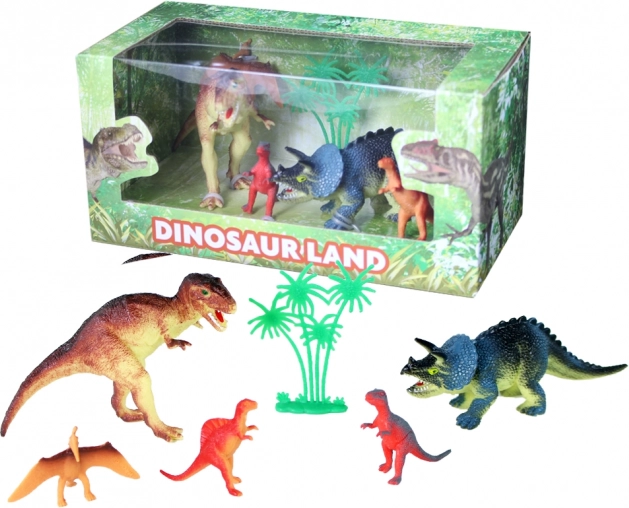 set de dinosaures 5–13 cm en boîte