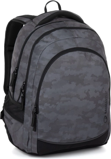 Sac à dos étudiant numérique Bagmaster Digital camouflage