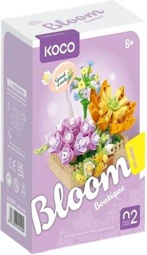 KOCO succulentes dans un pot décoratif – set de construction 295 pièces - 1 pièce