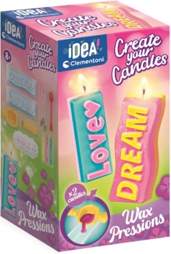 Mini usine à bougies Messages – kit créatif