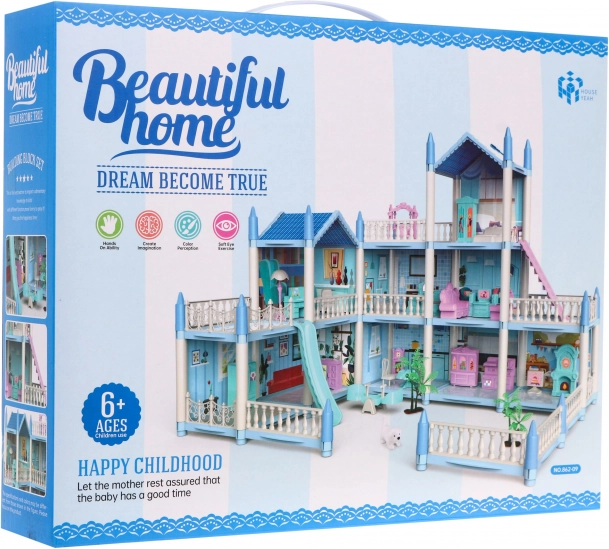 Maison de poupée à 3 étages Jouet pour enfants