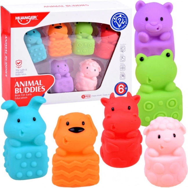 Animaux en caoutchouc pour le bain