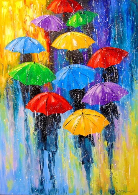 Puzzle Jour de pluie 1000 pièces