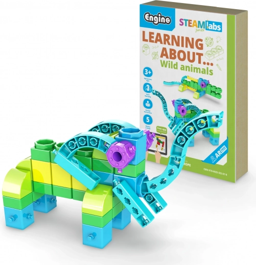 Jeu de construction Engino Apprenons - animaux sauvages