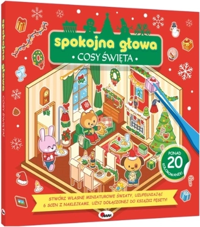 Livre créatif antistress Spokojna głowa Cosy święta
