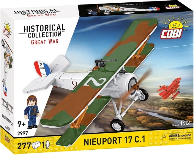 Kit de construction avion Nieuport 17 C.1 – biplan historique 1:32 (277 pièces)