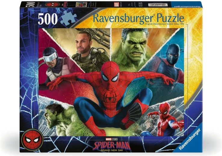 Puzzle Ravensburger Spider-Man : un tout nouveau jour 500 pièces