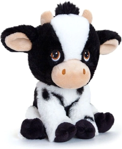 Vache en peluche Keeleco 18 cm
