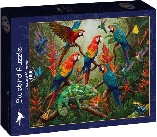Puzzle Bluebird Harmonie tropicale 1000 pièces