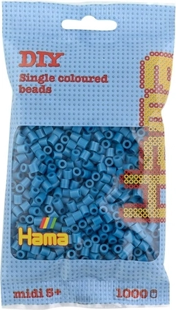 Perles à repasser Hama Midi 1000 pcs bleu azur