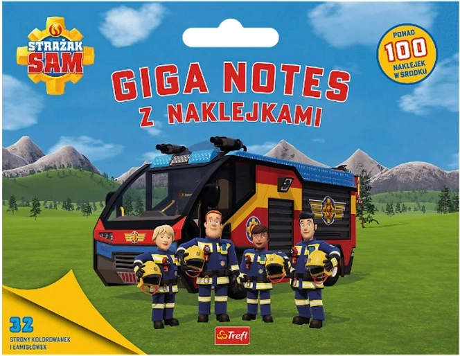 Sam le pompier – giga carnet avec autocollants