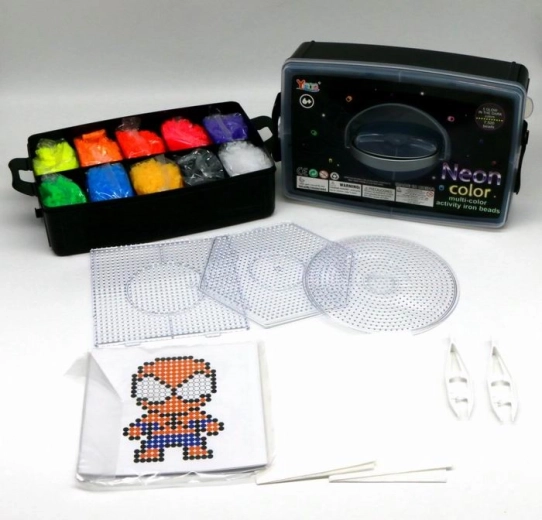 Perles à repasser fluorescentes 10 000 pcs