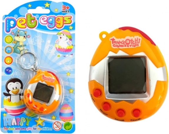 tamagotchi en œuf – animal électronique, orange