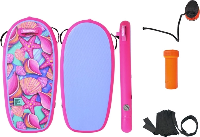 Bodyboard gonflable FunWater 110 cm – rose