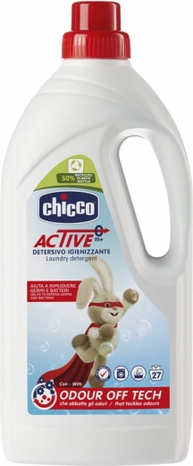 Chicco gel de lessive Active 1,5 l pour bébés (27 lavages)