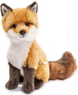 Renard en peluche 27 cm écoresponsable