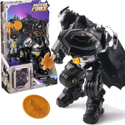 DC METAL FORCE Figurine Batman avec armure 10 cm