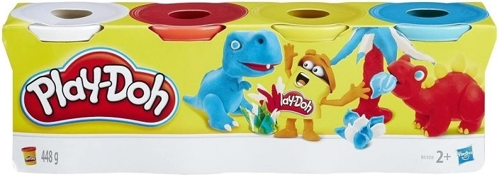 Pâte à modeler Play-Doh en 4 pots - 4 pièces