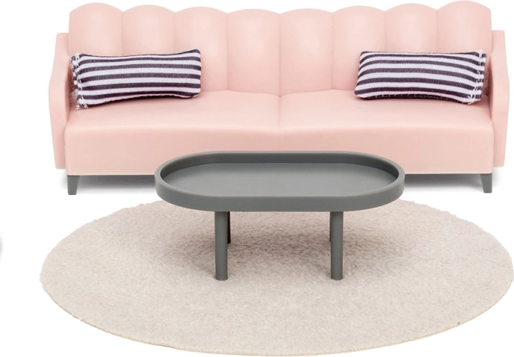 Lundby basic – ensemble de meubles de salon pour maison de poupées