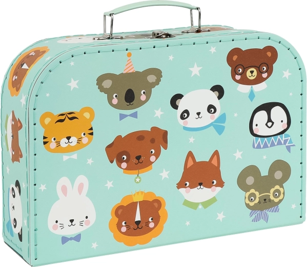 A Little Lovely Company – set de deux valisettes en carton « Amis animaux »