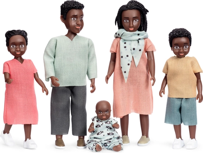 Ensemble familial de poupées Billie pour maison de poupée Lundby