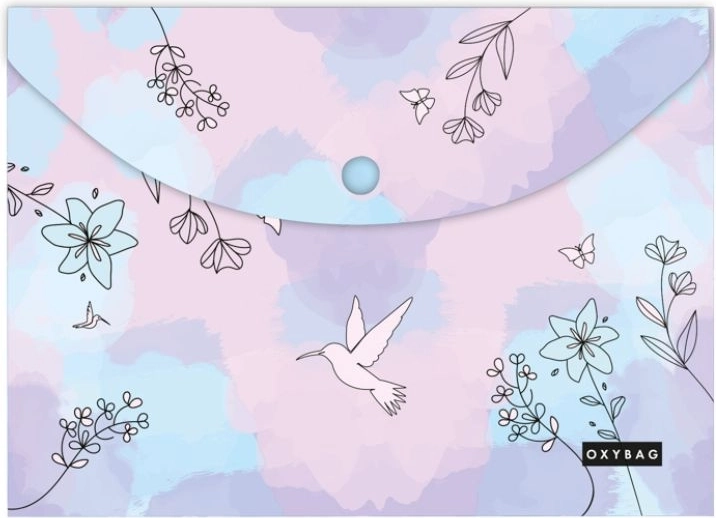 Pochette à bouton-pression A4 Colibri