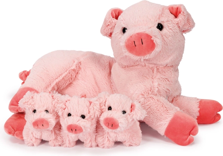 Jouet en peluche Cochonnets avec Maman