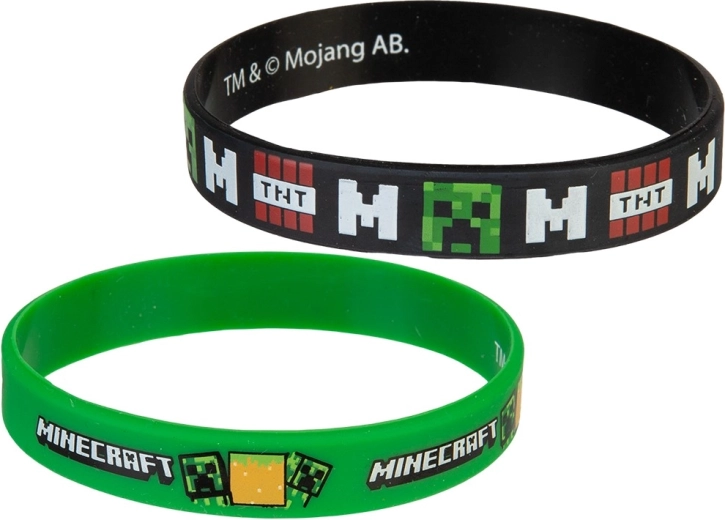 Bracelet en silicone Minecraft - 1 pièce