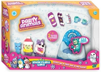 Party Animals set de jeu – fête d’hiver, fête marine et fête à la plage