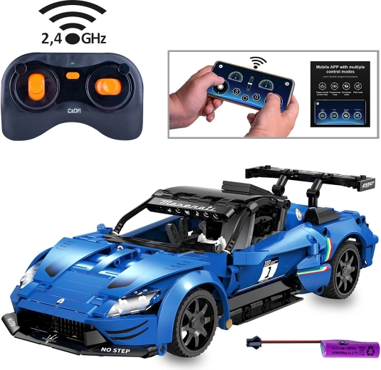 CaDA Maserati GT2 radiocommandée 1:14 bleue