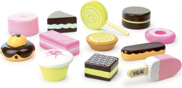 Coffret de douceurs en bois VILAC, 12 pièces