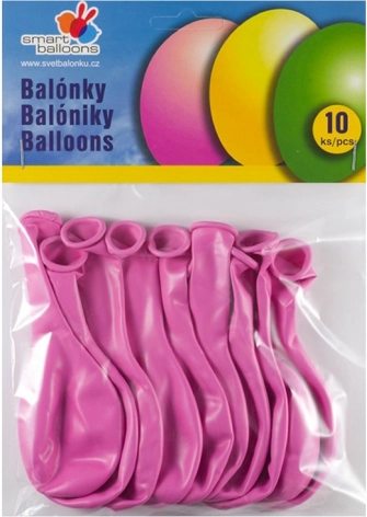 Ensemble de 10 Ballons Roses Gonflables 26cm