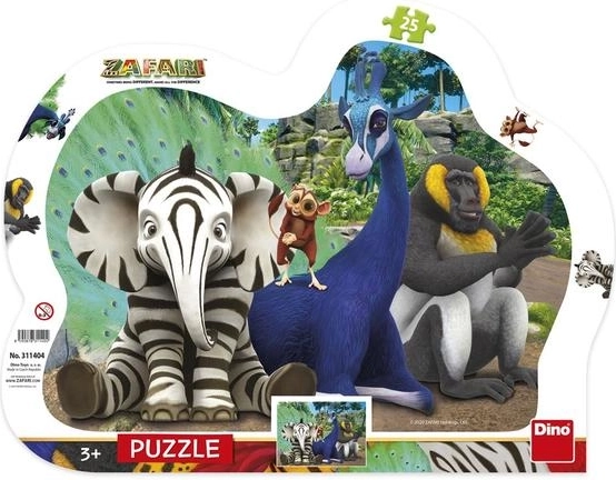 Puzzle Dino Zafari 25 pièces