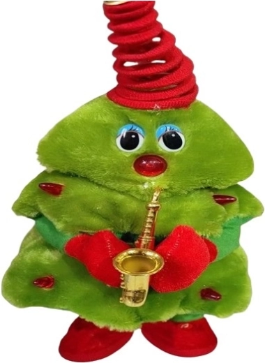 Sapin de Noël dansant avec saxophone Norimpex