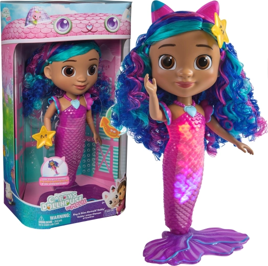 Gabby la sirène – poupée lumineuse avec sons de la Maison magique de Gabby