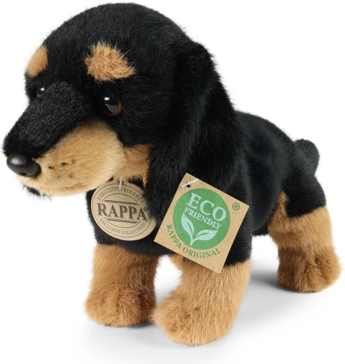 Chien teckel en peluche Rappa 23 cm - 1 pièce