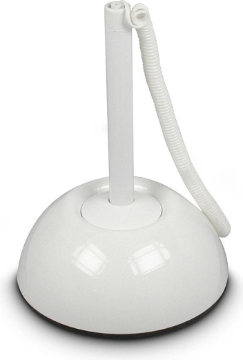 Stylo à bille sur socle ICO Lux, blanc